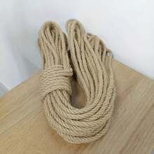 33/66ft Jute Rope Cat Scratching Post: Refurbish Your Furniture & Keep Your Cat Entertained! - Multicolor - View 4