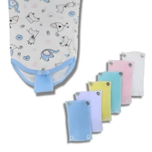 Kit 3 Extensor Alongador De Body Bebê 100% Algodão Suedine Menino Menina