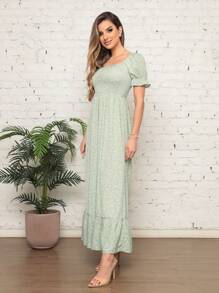 Women Dresses - 綠色 - 查看 2