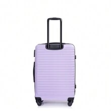 Travelhouse 3 Piece Luggage Sets, Lightweight Suitcase With Two Hooks, 360° Spinner Wheels, TSA Lock, (20/24/28) - 淺紫色 - 查看 8