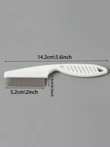 Lược diệt bọ chét trắng cho thú cưng, thích hợp cho mèo, chó và các thú cưng sang trọng khác, để làm sạch thú cưng và chống ngứa - trắng - Xem 3