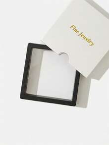 1個時尚925純銀藍色和白色立方氧化鋯邪惡之眼造型鈕扣女士戒指