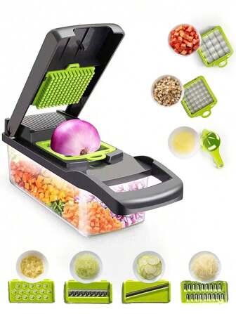 Vegetable Cutter: Multifunctional And Efficient, Simplify Meal Preparation, Household Kitchen Potato Grater Slicer, Portable Vegetable Cutting Machine