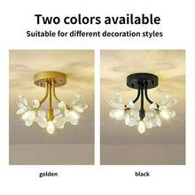 Crystal Hallway & Corridor Light, Modern Nordic Style Luxury New Ceiling Light For Entrance, Hall, Balcony - Gold - View 6
