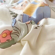 4pcs Flower Print Bedding Set, Including 1 Comforter, 1 Bed Sheet And 2 Pillowcases (pillow Core Not Included), Beige Modern Bedding For Bedroom - Multicolor - View 10