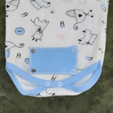 Kit 3 Extensor Alongador De Body Bebê 100% Algodão Suedine Menino Menina