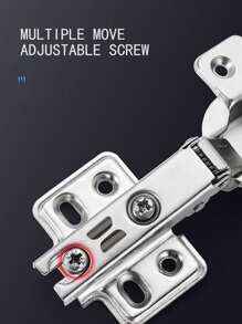 1入組碳素鋼合頁 - 銀色 - 查看 5