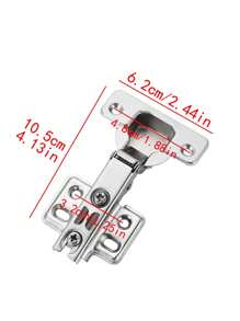 1入組碳素鋼合頁 - 銀色 - 查看 7