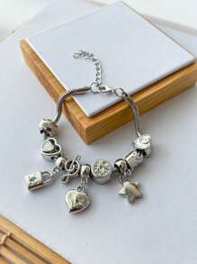 Delicarium Chain Bracelets - Silver - View 6