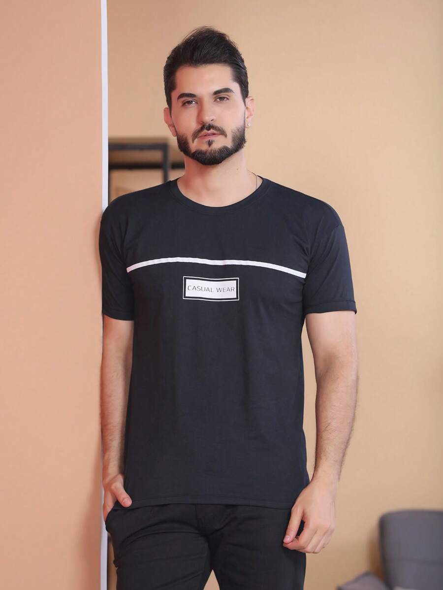 Men Shirts - Black - View 1