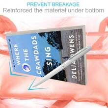 Clear Backpack, Transparent Bookbag Heavy Duty See Through Backpacks - Pink - View 7