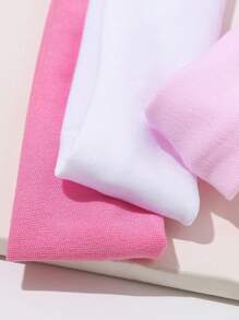 6pcs/Set Girls' Multicolor Wide Headbands, Suitable For Daily Wear - Multicolor - View 3