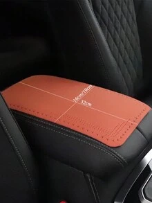 Brown High-grade Durable Anti-slip Car Armrest Box Mat - Brown - View 2