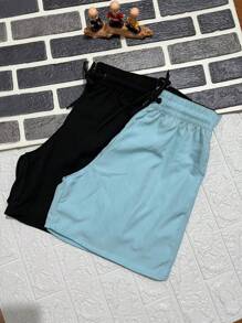 Men Shorts - 淺藍色 - 查看 2