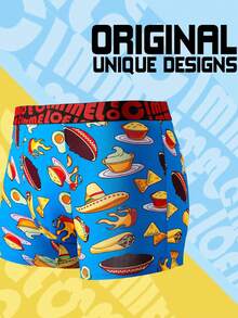 Đàn hồi cao Thoáng khí Hợp thời Thiết kế Ngắn - Món ăn Mẫu - Màu xanh lam - Xem 2