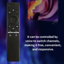 Voice Remote Control For Sam Sung Smart 4K UHD TV 6-9 Series - Replaces BN59-01266A & BN59-01292A - Black - View 4