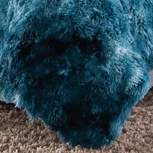 Concord COBERTOR BORREGA PELUCHE PELO LARGO - Azul - Ver 7