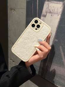 1件純色手機殼相容於蘋果iphone - 白色 - 查看 3