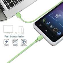 Cáp Micro USB (6FT) Cáp Sạc Android Dây Sạc Điện Thoại Android Dài Tương Thích Với Samsung Galaxy S7 S6 Edge J7 S5 Note 5 4 G4 K40 K20 MP3 Dây Dữ Liệu Nhanh Nokia - Nhiều màu - Xem 6