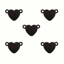 5 Men răng Hình trái tim Móc cài nam châm & 1 đôi Cặp đôi Vòng tay Với Từ tính Vật rủ xuống Phụ kiện trang sức DIY - 5 cặp - Xem 22