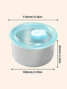 1pc Stainless Steel Sealed Fresh-keeping Lunch Box With Soup Container And Cover - Silver - View 7