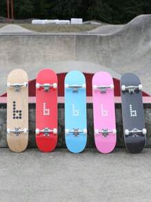 The Best Beginner Complete Skateboard - Black - View 2