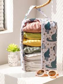 1PC Waterproof Cute Print Diaper Pod /Baby Wet bag - Multicolor - View 2