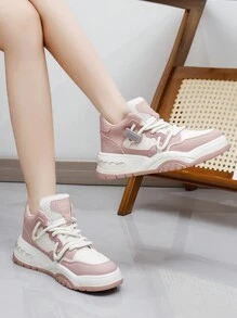 Women Daily Wear Fashionable Comfortable Casual Shoes - Pink - View 4