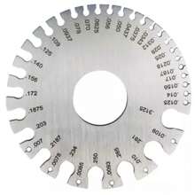 Stainless Steel Sheet And Wire Caliper, 0-36, - Silver - View 1