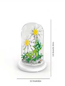 Eternal Lotus Building Blocks Bouquet Educational Puzzle Flower Toy Micro Particles Building Blocks