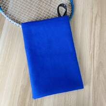 1条/2条装双面超细纤维速干运动毛巾,藏青色,吸水性强,不粘沙,便携式,适用于瑜伽、游泳、徒步旅行,超轻薄运动毛巾 - 寶藍色 - 查看 4