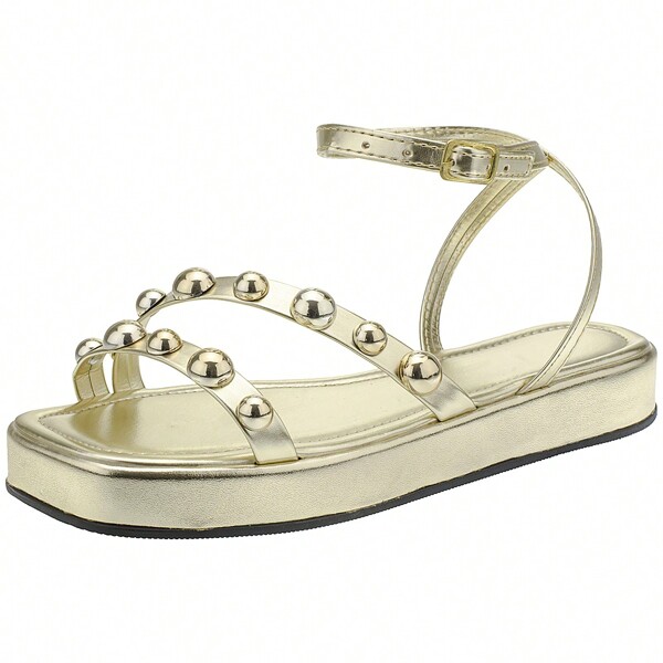 Sandalia Fem All_Passo Flatform Meia Esfera Moda Conforto