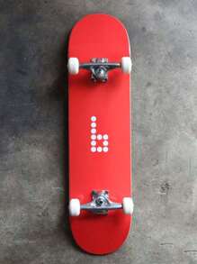 The Best Beginner Complete Skateboard - Red - View 4