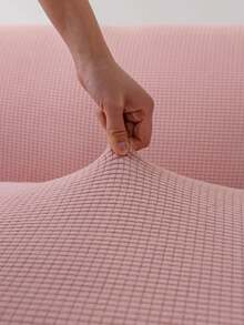 1件粉色沙發套,採用珊瑚絨材質,防滑,現代簡約風格,適用於卧室、辦公室、客廳等家居裝飾,并可四季通用的家具保護罩 - 粉紅色 - 查看 8