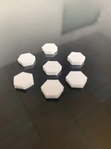 240pcs Hexagonal Thickened Double Sided Foam Tape With Strong Adhesive For Creative Diy Sponge Foam Double Sided Adhesive Back To School