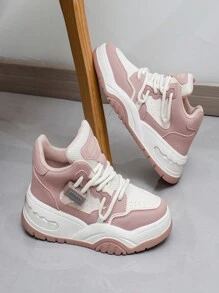 Women Daily Wear Fashionable Comfortable Casual Shoes - Pink - View 10