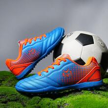 Lightweight Breathable Classic Fashionable Low-Cut Popular Outdoor Sports Training Shoes For Students Ronaldo  Cleats - Blue - View 2