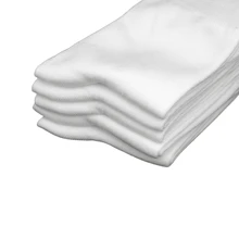Kit 18 Pares de Meias Brancas Soquete Feminina e Masculina confortável respirável