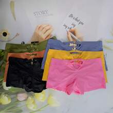 Boxer para Mujer Con hebillas sexys en forma de V y tiras en el vientre, 3 piezas. - Multicolor - Ver 2