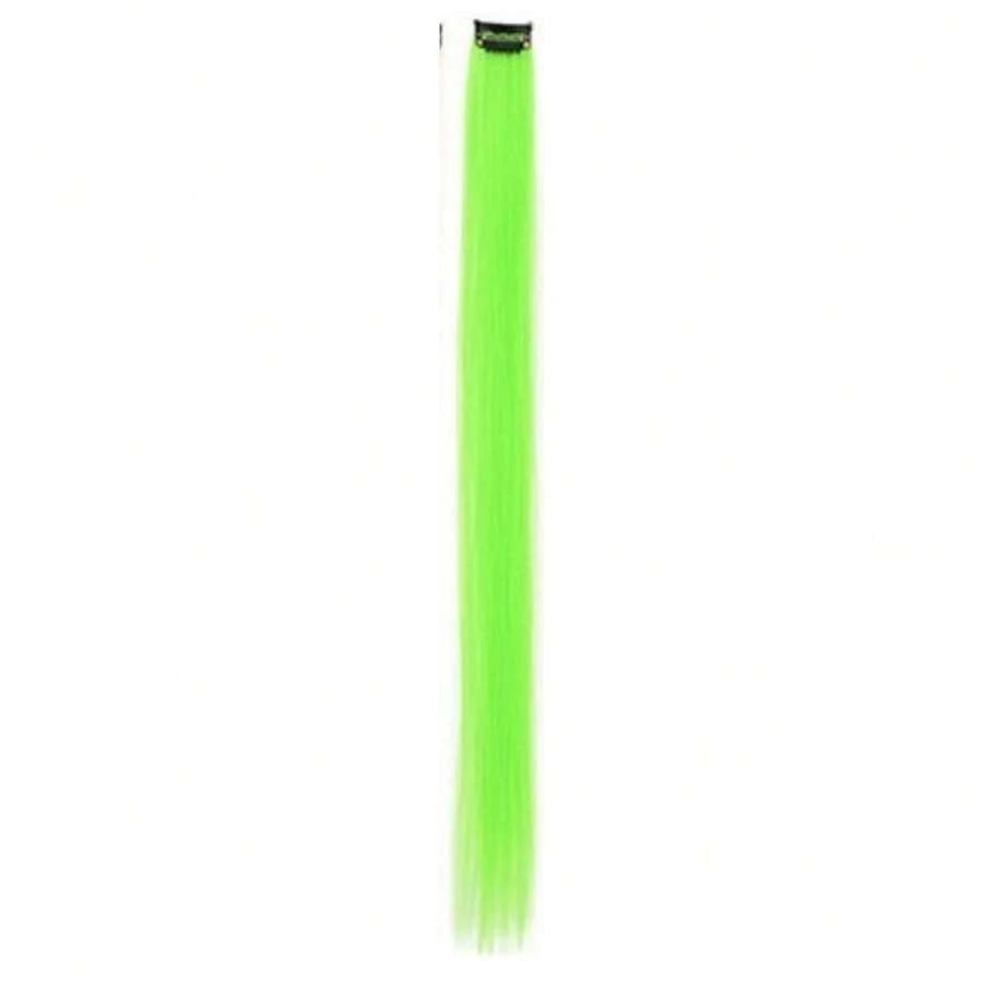 Mecha Colorida de Cabelo Aplique Tic Tac 50cm Várias Cores - Verde - Visão 1