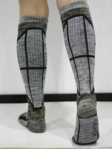 WEIERYA 1 雙高筒滑雪襪,冬季運動保暖襪,適合滑雪、溜冰、冬季健行等冬季運動