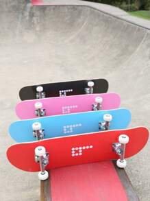 The Best Beginner Complete Skateboard - Red - View 9