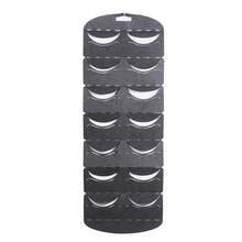 門掛式棒球帽掛架14/7口袋帽子整理架 - 黑色 - 查看 8