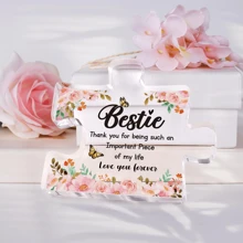 Best Gift For Your Bestie - Unique Acrylic Collage Gift For Desk Decoration Birthday - Clear - View 2