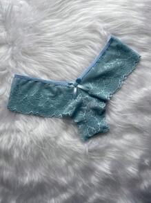 Women Thongs - Black and White - View 7