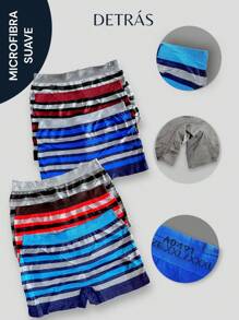 6 PIEZAS BÓXER MICROFIBRA PARA CABALLERO - Gris - Ver 3