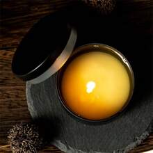 1 支旅行裝罐裝香氛蠟燭,無菸大豆蠟,適用於家居香氛 - 黑色 - 查看 4