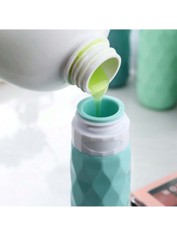 Set 4 Bottiglie Da Viaggio In Silicone – Approvate TSA, A Prova Di Perdite E Riutilizzabili