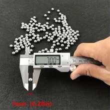 Yernea 1000入組7mm (0.28英寸) - 7.5mm (0.3英寸)精密高碳鋼球,表面明亮,經硬化和拋光,適用於狩獵彈弓,自行車軸承,工業材料,機械輔助設備,鋼球滾輪組件 - 銀色 - 查看 2