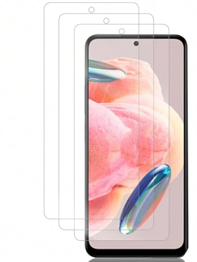 3pcs High Definition Tempered Glass Screen Protector For Xiaomi Redmi, High Aluminum Hardened Glass Film, Anti-Explosion, Anti-Scratch, Anti-Fingerprint, Oil-Resistant, Smooth Touch, Sensitive Touch, Phone Accessories For Xiaomi Redmi, Electroplated High Definition Display, High Transparency, Anti-Glare, Hardened, Enhanced Transparency Film For Xiaomi Redmi - Shatterproof Protection, Hard Packaging